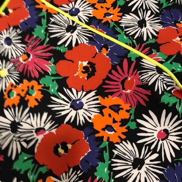 Veronica Beard Hothouse Floral Scuba Sweatshirt 0 - Picture 2 of 5